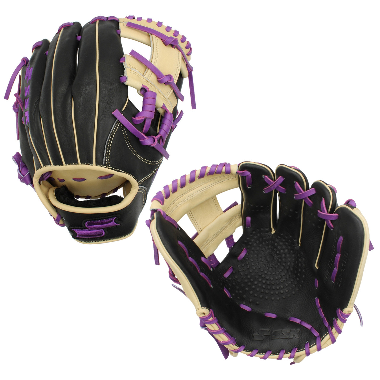 Spiderz 2022 Gants Hybrides de Baseball/Softball, Violet Brume, TG