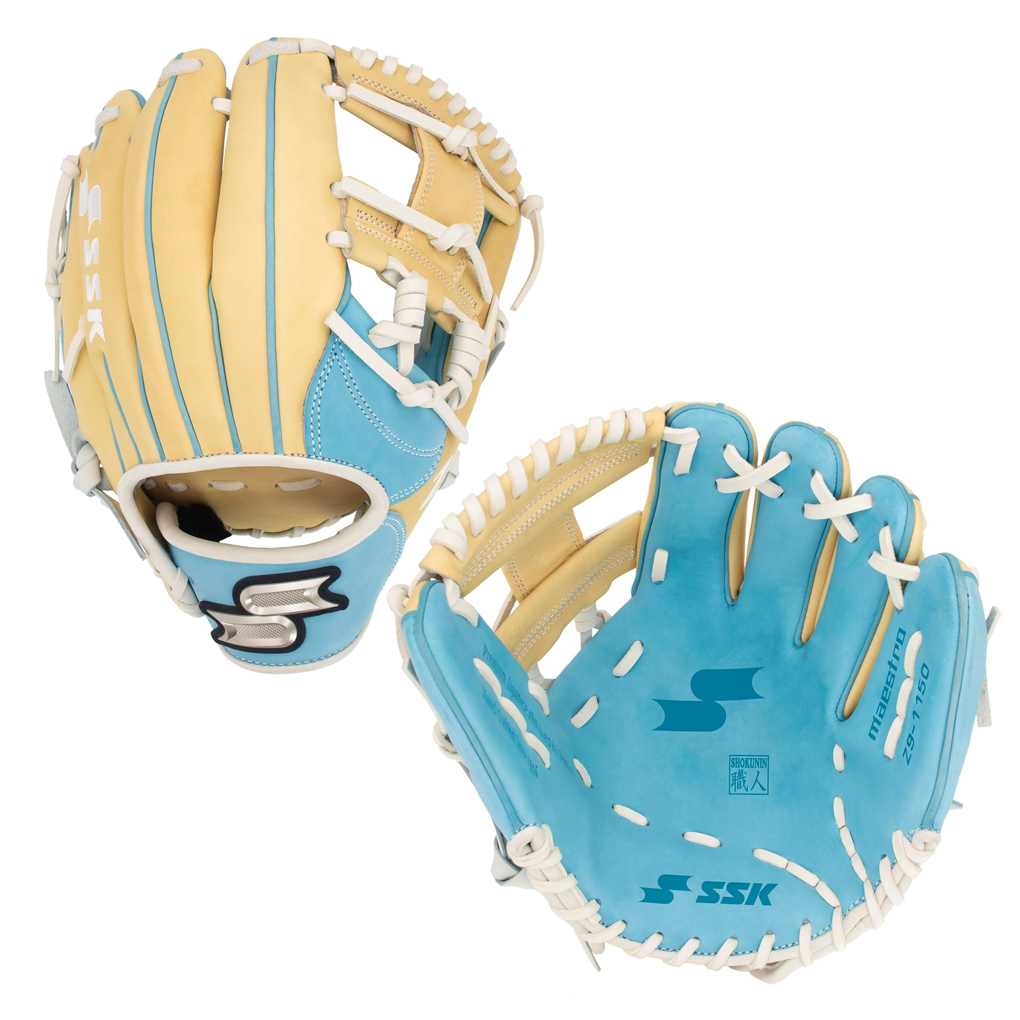 Guantone Baseball SSK Z9 Maestro 11,5″ – Infield Z9-1150CML2 Pelle Nameshi Giapponese