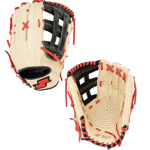 SSK Z5 Craftsman 12.75” Outfield Baseball Glove Z5-1275CMLBLKRED3