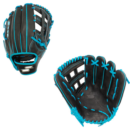 SSK Z7 Specialist 12.5" Outfield Baseball Glove Z7-1250BLKEBL3