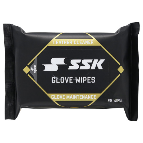 SSK Glove Wipes - 25 Pack Glove Maintenance Leather Cleaner GM-GW25