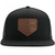 SSK Showcase Collection Leather Flag Patch Baseball Hat - Flatbill Snapback