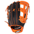 SSK ZSLOW DIMPLE 13.5" Slowpitch Softball Glove ZSD-1350BLKORG3