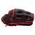 SSK ZSLOW DIMPLE 13.5" Slowpitch Softball Glove ZSD-1350BLKRED3