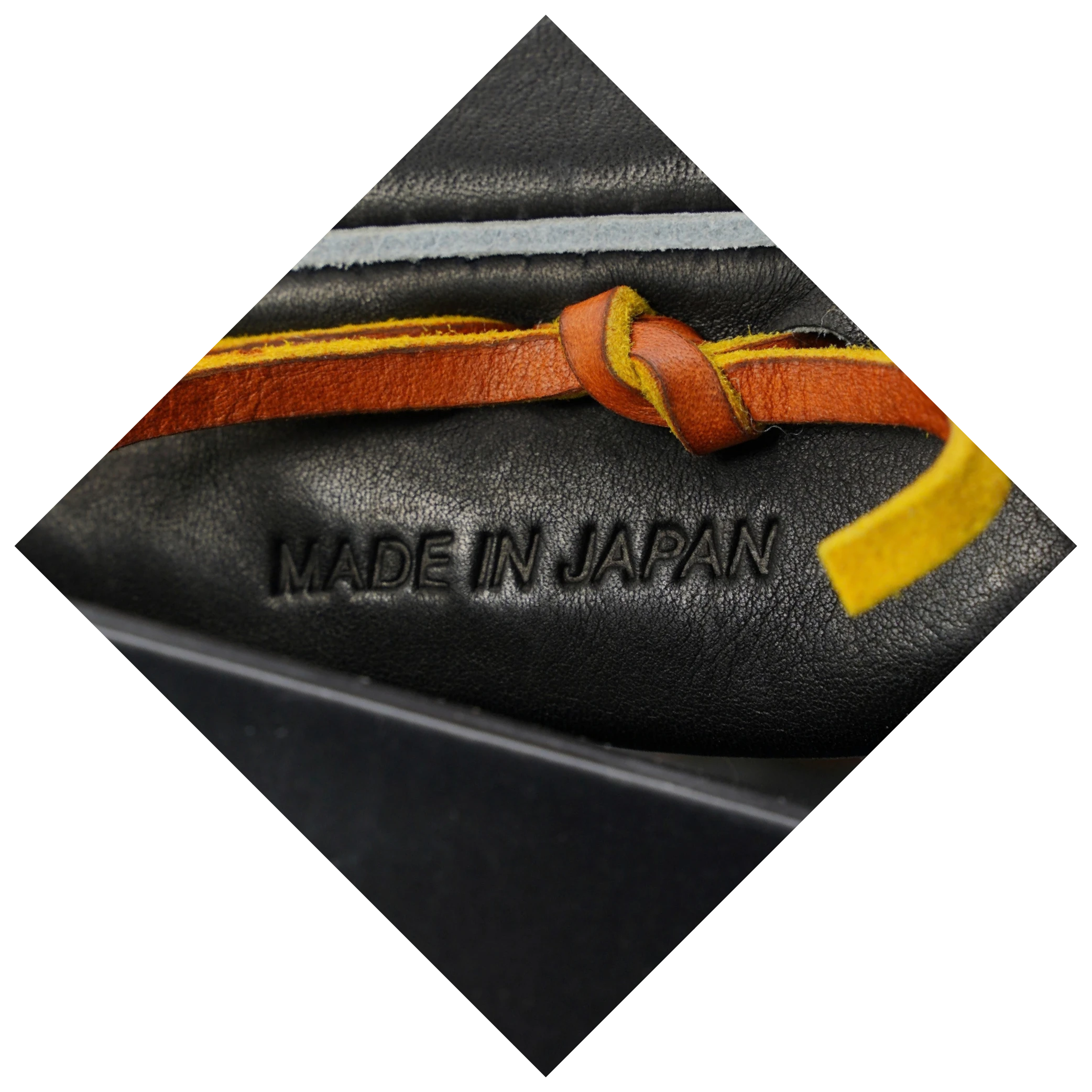 Made in Japan leather detail