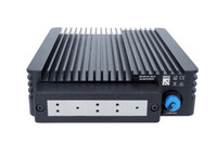 Protective panel entry for I/O connectivity on Intel 13th gen Waterproof Fanless Mini PC IP66 by Tranquil IT Protective panel entry for I/O connectivity on Intel 13th gen Waterproof Fanless Mini PC IP66 by Tranquil IT