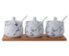 Marble Bamboo Canisters Set - GSR - P2631Set
