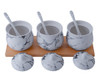 Marble Bamboo Canisters Set - GSR - P2631Set