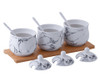 Marble Bamboo Canisters Set - GSR - P2631Set