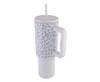 1200ml Leopard Print Travel Mug - GSR - P2718W