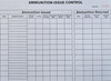 Ammunition Issue Control - 200 Page - A4 Landscape