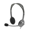 Logitech H111 Wired Stereo Headset with 3.5mm Audio Jack Connection. Stereo audio with noise-cancelling mic. Adjustable  - TAR - 981-000593-TAR