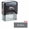 Shiny Self Inking Stamp 47 X 18mm