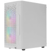 Aerocool Trinity Mini White tower case - 2x 140mm and 1x 120mm RGB included - Micro ATX - 2x3.5'' or 3x 2.5'' - 240mm radiator