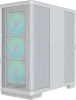 APNX C1-R premium White mid-tower ATX case - 4x PWM ARGB Fan Included - 3x2.5'' or 3x 3.5'' - 360mm radiator - BTF Compatible. 
