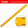 Foska Black/Yellow Board Ruler 1 Meter Plastic Foska Black/Yellow Board Ruler 1 Meter Plastic
