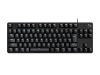 Logitech G G413 TKL SE Mechanical Gaming Keyboard, Wired, USB, Mechanical, QWERTY, LED, Black