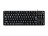 Logitech G G413 TKL SE Mechanical Gaming Keyboard, Wired, USB, Mechanical, QWERTY, LED, Black Logitech G G413 TKL SE Mechanical Gaming Keyboard, Wired, USB, Mechanical, QWERTY, LED, Black