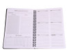 GSR A5 Weekly Planner (Non-Dated) - ST396BA5 with Black Spiral Binding