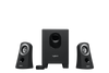 Logitech 2.1 system with 25W RMS power and compact down-firing subwoofer. Wired control pod for easy access to power and - TAR - 980-000413-TAR