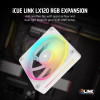 Corsair iCUE LINK LX120 RGB, Fan, 12 cm, 400 RPM, 2400 RPM, 36 dB, 69.9 cfm