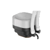 Corsair NAUTILUS 240 RS ARGB Liquid, Air cooler, 2100 RPM, 34 dB, 74.37 cfm, White