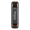 TRANSCEND 128 GB ESD310C USB3.2 TYPE A & C (USB 10Gbps) OTG COMPACT PORTABLE SSD  - Read 1050MB/s Write 950 MB/s - Black