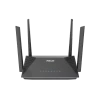 ASUS RT-AX52 AX1800 AiMesh, Wi-Fi 6 (802.11ax), Dual-band (2.4 GHz / 5 GHz), Ethernet LAN, Black, Tabletop router
