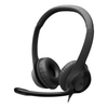 Clear audio for video meetings with a simple plug and play USB- C connection and a noise- cancelling mic. Mic boom can b - TAR - 981-001576-TAR