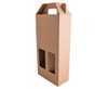 Kraft Double 750ml Wine Bottle Gift Box - GSR - P2798N