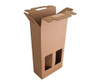 Kraft Double 750ml Wine Bottle Gift Box - GSR - P2798N