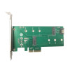Vantec UGT-M2PC200, PCIe, M.2, SATA, Black, Green, Windows 10, Windows 7, Windows 8, Windows 8.1, 120 mm, 148 mm