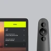 Logitech R500 Laser Presentation Remote, Bluetooth/RF, USB, 20 m, Graphite