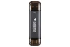 Transcend ESD310C, 1 TB, USB Type-A to USB Type-C, USB 3.2 Gen 2x2, 1050 MB/s, Black