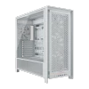 Corsair FRAME 5000D RS, Midi Tower, PC, White, ATX, EATX, micro ATX, Mini-ITX, Plastic, Steel, Tempered glass, Gaming