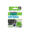 DYMO D1 Labelling Tape -  Removable Polyester - Black on Green - 9mmx7m-DS0720740
