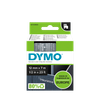 DYMO D1 Labelling Tape -  Removable Polyester - White on Clear - 12mmx7m-DS0720600