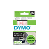 DYMO D1 Labelling Tape -  Removable Polyester - Red on White - 9mmx7m-DS0720700