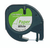 DYMO LetraTag Tape -  Paper - Black on White - 12mmx4m-DS0721510