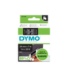 DYMO D1 Labelling Tape -  Removable Polyester - White on Black 24mmx7m-DS0721010