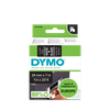 DYMO D1 Labelling Tape -  Removable Polyester - White on Black 24mmx7m-DS0721010