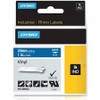DYMO D1 Labelling Tape - Vinyl - White on Blue - 24mmx5.5m-1805423