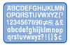 HELIX 10mm Lettering Stencil-X08911