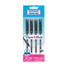 PAPER MATE Jiffy Gel Capped 0.5mm Black 4's-NS2084415