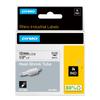 DYMO D1 Labelling Tape - Heat Shrink Tube - Black on White - 12mmx1.5m-DS18055