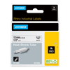 DYMO D1 Labelling Tape - Heat Shrink Tube - Black on White - 12mmx1.5m-DS18055