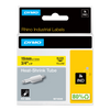 DYMO D1 Labelling Tape - Heat Shrink Tube - Black on Yellow - 19mmx1.5m-DS18058