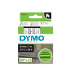 DYMO D1 Labelling Tape -  Removable Polyester - Black on Clear - 6mmx7m-DS0720770