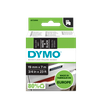 DYMO D1 Labelling Tape -  Removable Polyester - White on Black - 19mmx7m-DS0720910