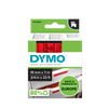 DYMO D1 Labelling Tape -  Removable Polyester - Black on Red - 19mmx7m-DS0720870